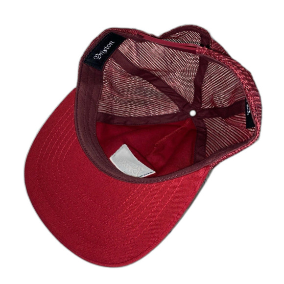 Brixton Cap Hat Men's Snapback Color Red Truckers Brixtn - Picture 10 of 10